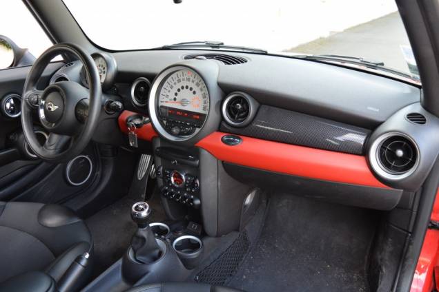 MINI COOPER "S"  / 184 CV /  ROUGE/TOIT BLANC / 4 ROUES HIVER ALU OFFERTES 15