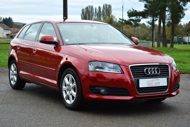 AUDI A3 SPORTBACK AMBIENTE 1.6 TDI 105 CV / 92100 KMS /  1ere MAIN / ORIGINE FRANCE / SUIVI COMPLET 2